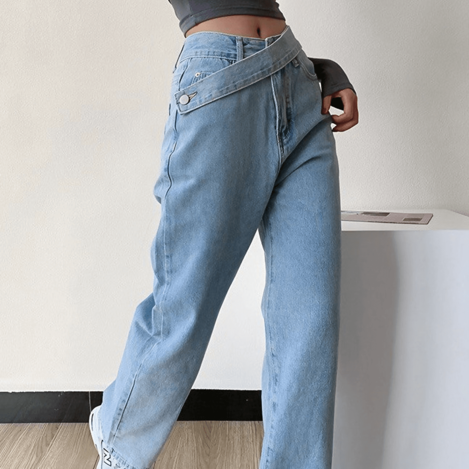 Pantalon Jeans Droit