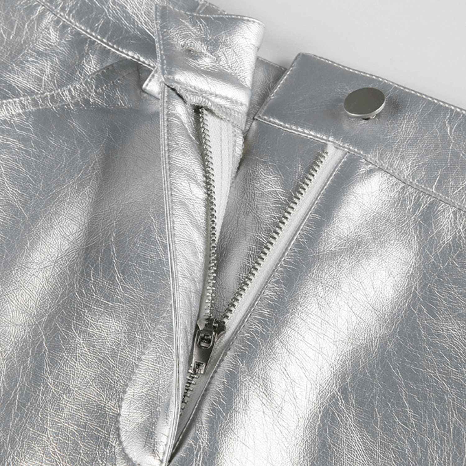 Jupe Argent Métallisé