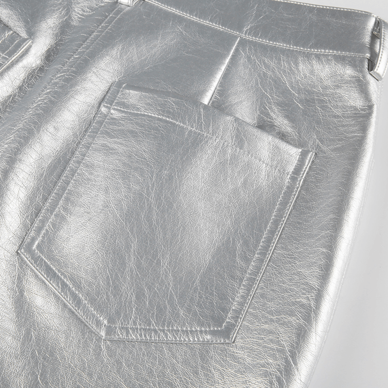 Jupe Argent Métallisé