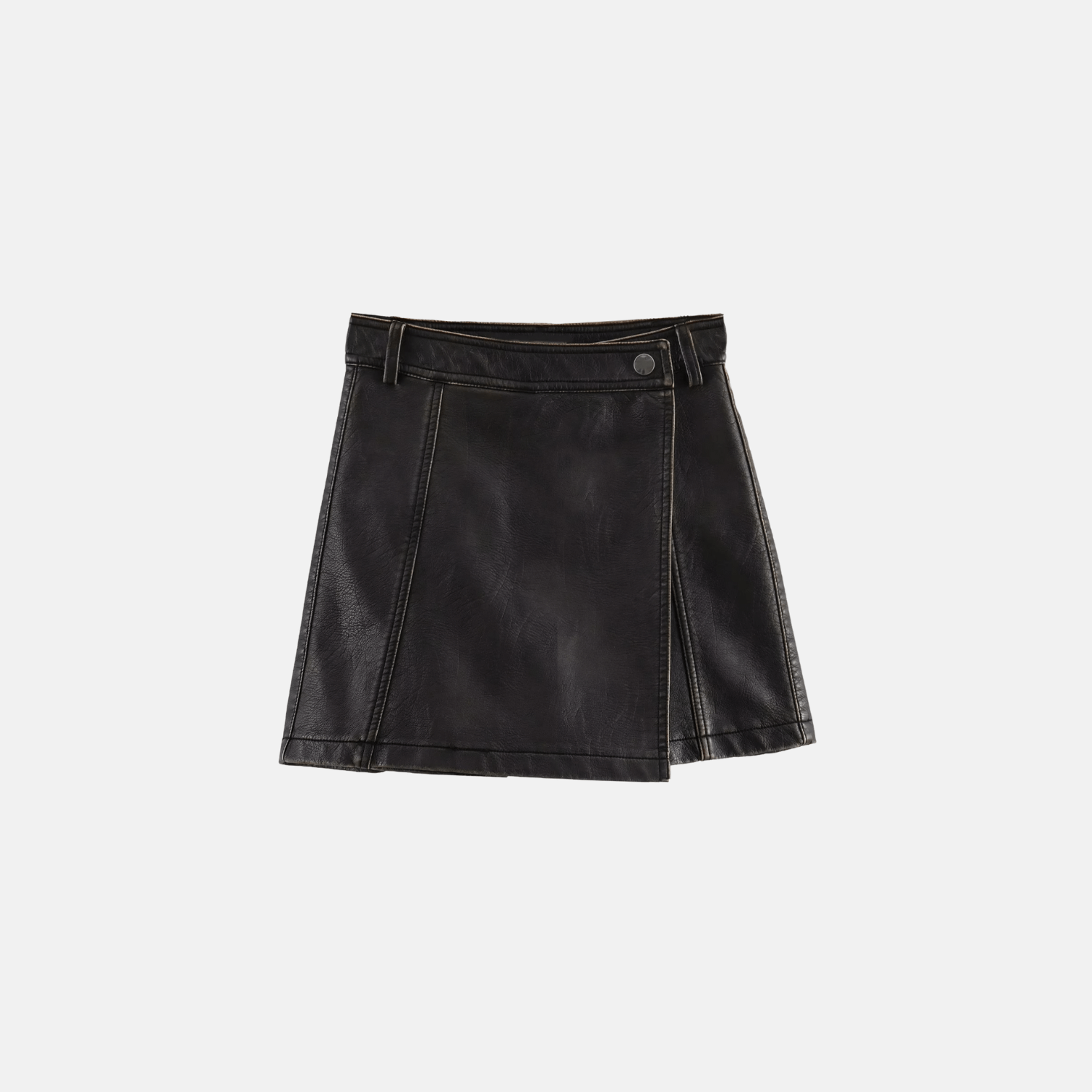 Jupe-Short Cuir