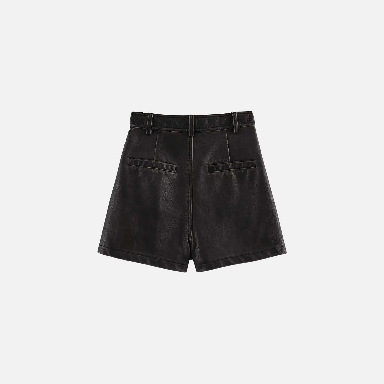 Jupe-Short Cuir