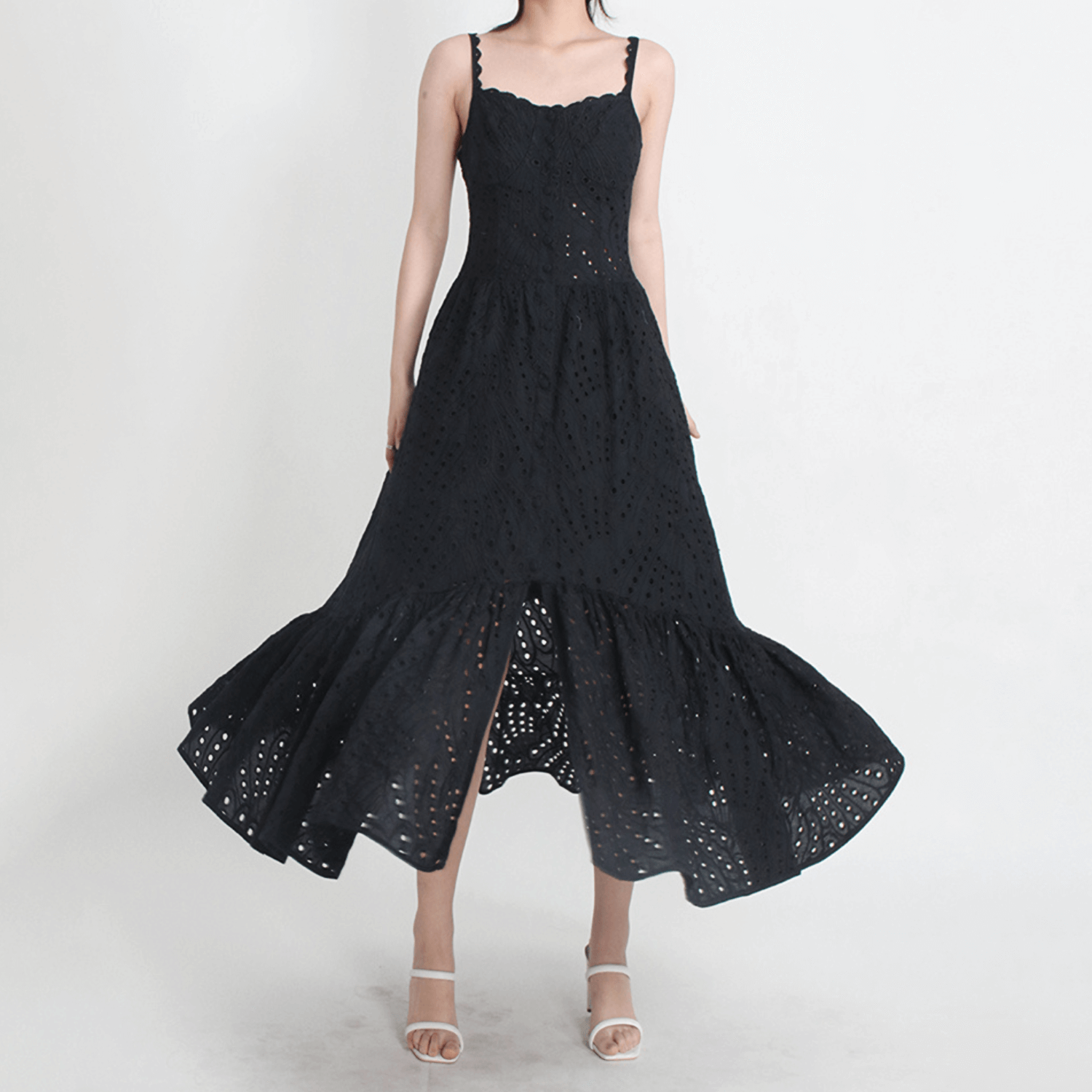 Robe Santorini Longue à Bretelles