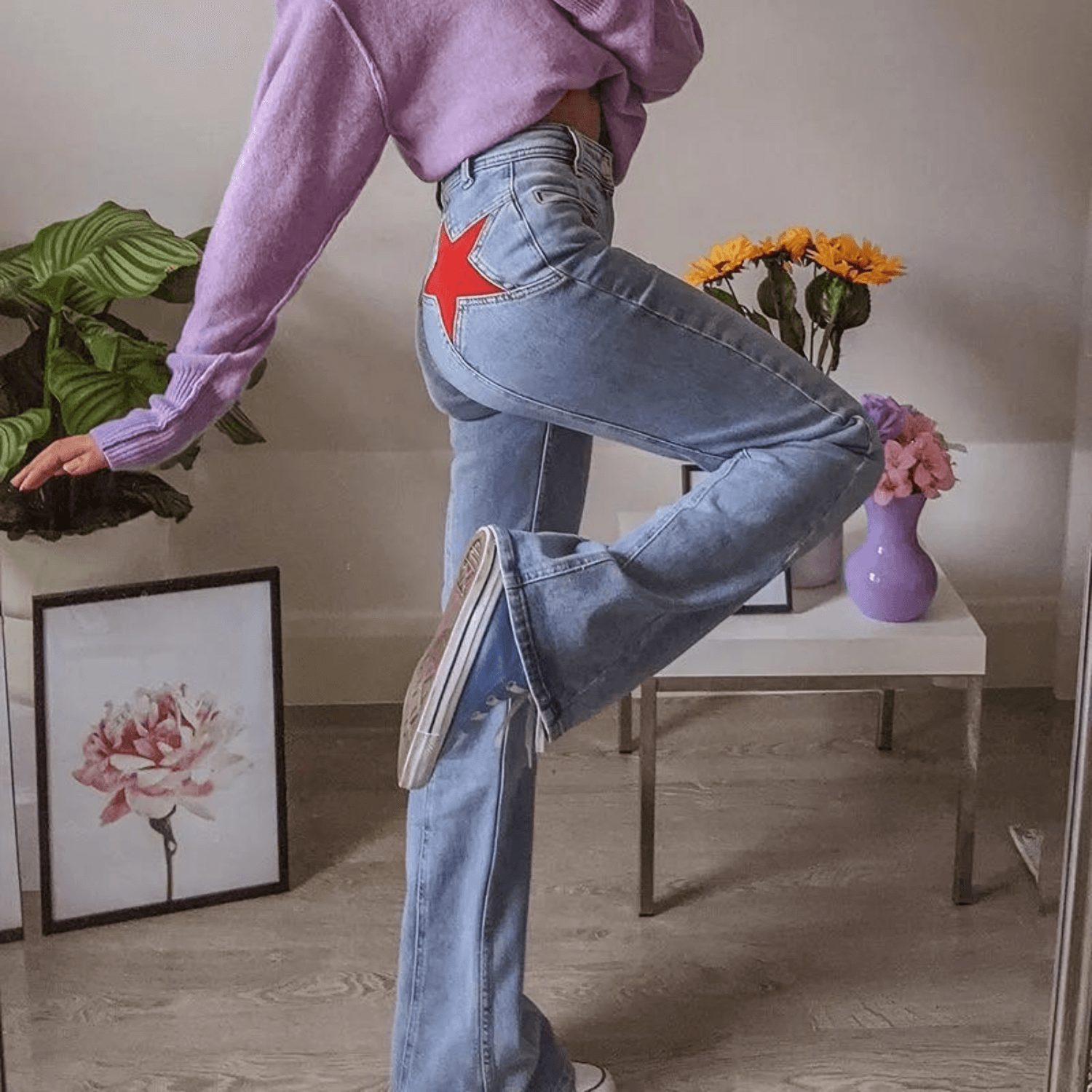 Pantalon Jeans Star Red