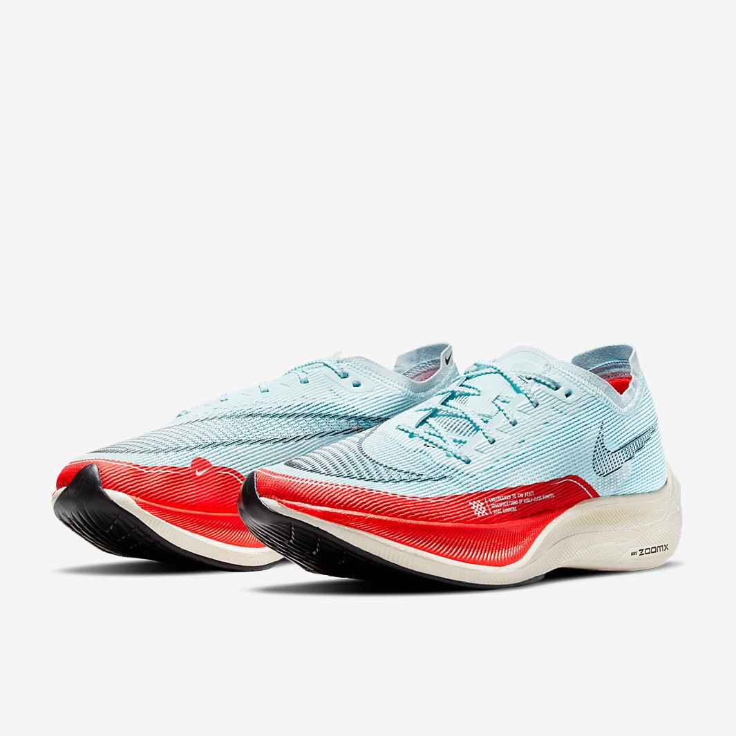 Tênis Nike Air Zoom Vaporfly Next% 2 Glacier Blue Red-Pale Ivory