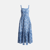 Robe Santorini Longue à Bretelles