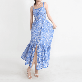 Robe Santorini Longue à Bretelles