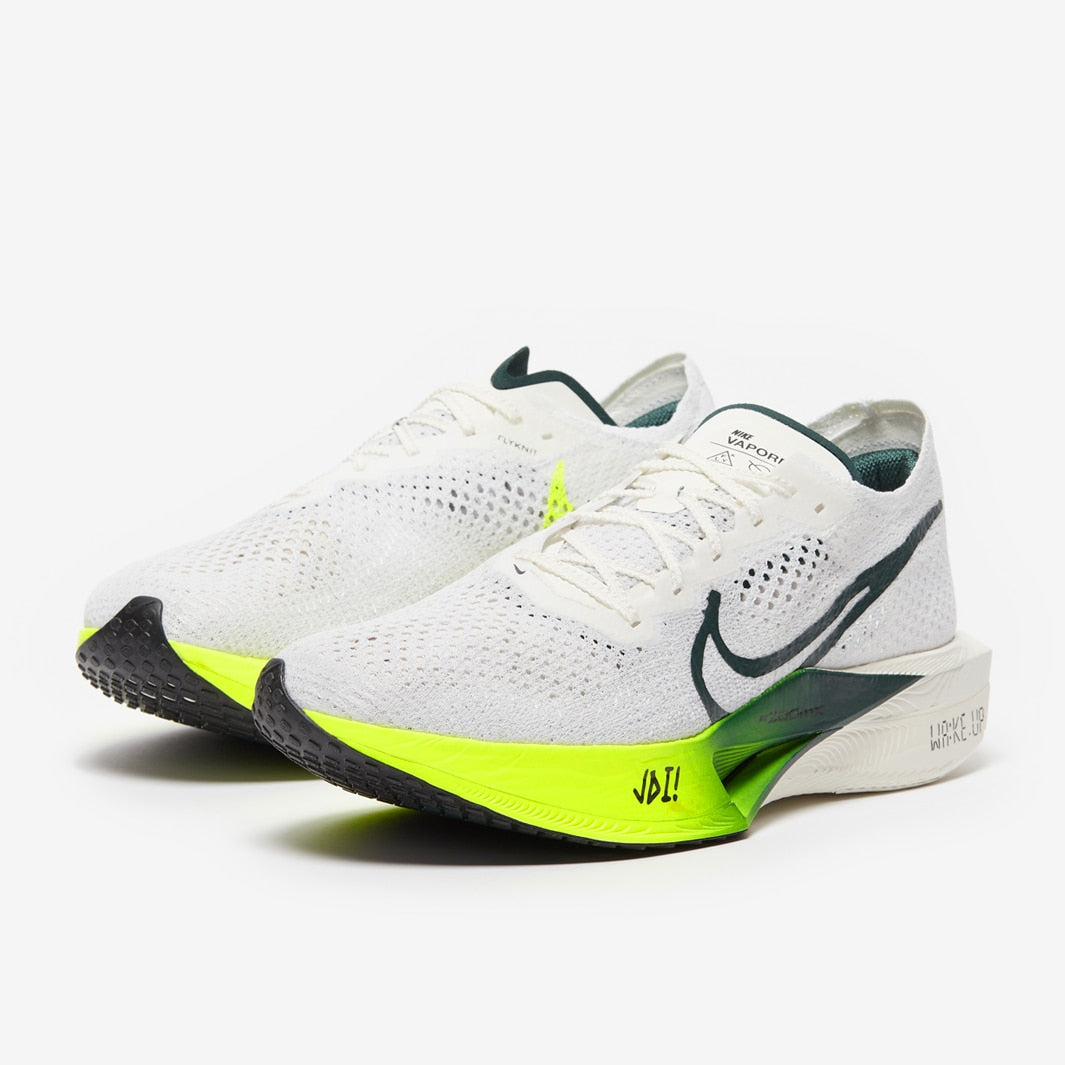 Tênis Nike Air Zoom Vaporfly Next% Flyknit 3 Wake Up White Pro Green